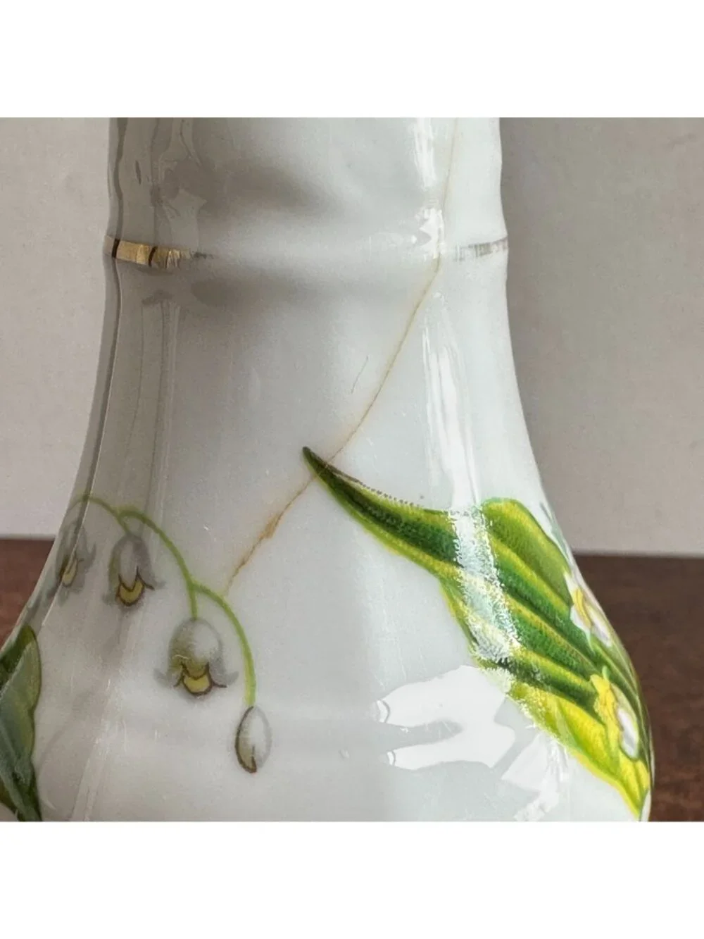 Hammersley Lily of the Valley Salt and Pepper Shakers Bone China England Vintage